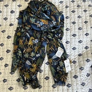 NWT J. Crew Leopard Animal Print Jungle Print Scarf